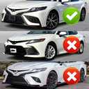Front Bumper Lip Splitter Spoiler Fit for Toyota Camry SE XSE 2021 2022 2023 2024 Sedan,3pcs Kit Accessories Air Chin Body Protector (Glossy Black)