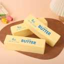 2pcs New Butter Squishy Style Slow-Rebound Cute Squishy Toy, Realistic Soft Squeeze Stress Reliever, Ideal Gift for Adults to Alleviate Anxiety and Reduce Stress.