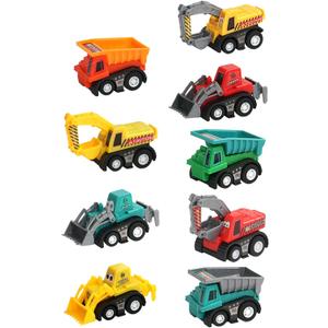 Fajiabao Construction Toy Cars for Toddlers 1-3 Boy Toys Mini Pull Back Cars Small Truck Sensory Bin Bulk & Goodie Bag Stuffers Party Favors for Kids 3-5 (Color Random)