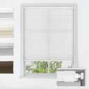 LazBlinds No Tools No Drill Cordless Cellular Shades, Light Filtering Honeycomb Shades for Home, Thermal Insulation Blinds for Windows, 30" W x 64" H, White