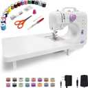 This lightweight Sewing machine is designed for convenience and versatility. Sewing Machine for Beginners,Portable 12 Built-in Stitches,(High-Low Speeds),505UJH.DC Power Supply Method.