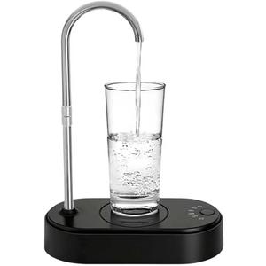 Desktop Water Dispenser for 5 Gallon Bottle, Automatic Countertop Water Dispenser, 6 Dispense Modes, USB Rechargeable, Universal Water Jug Pump for Home, Office, Kitchen, Camping (Black)