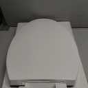 Elongated Toilet Seat, 18.5 Soft/Slow Close Oval (Oblong) Toilet Seat for Elongated Toilets, No-Slam Quiet-Close Lid, Easy-to-Install & Clean, Durable Never-Loosen White Plastic Seat