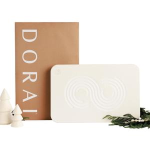 Dorai Home Bath Stone Mat 23.6"x15.4"  Quick-Dry, Non-Slip Diatomite Stone Bath Mat for Bathroom, Zen Sandstone