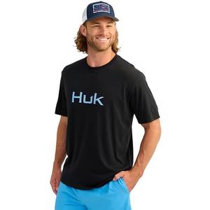 HUK Men's Performance Fishing Logo Tee, Short Sleeve, Quick-Dry XXL