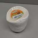 W&Y 12 oz Paper Bowls, 100-Count Disposable Compostable Bowls, Microwave Safe & Heavy Duty, Biodegradable Sugarcane Fiber Bowl for Hot Soup, Salad, Snacks, and Party Use