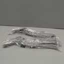Amazon Basics Stainless Steel Dinner Forks with Round Edge, Pack of 10, Count of 120, Silver