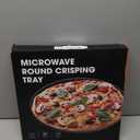 12.2 Inch Microwave Crisper Pan  Universal Browning Plate for Reheating Frozen Pizza, Chicken Nuggets, French Toast & More  Microwave Cookware for Crispy Results