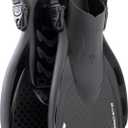 Cressi Star Short Adjustable Open Heel Fins - Light for Travel, Robust and Durable Design - Designed in Italy (L/XL | US Man 10-13 | US Lady 11-14, Black/Black)