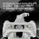 cciyu Rear Left & Right Brake Calipers Assembly w/Bracket 18B5399 18B5398 For Chrysler For Town & Country,For Dodge For Grand Caravan,For Ram For C/V,For Volkswagen For Routan