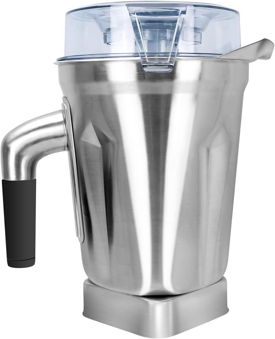 64 Ounce Stainless Steel Blending Container Compatible with Full-Size Vitamix,BPA-Free, Dishwasher Safe