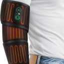 Cordless Elbow Heating Pad for Elbow & Leg Pain Relief, Heated Elbow Brace Wrap Around Wrist Heating Pad for Arm, Wrist, Ankle, Leg and Knee with 3 Heating Levels & Timer