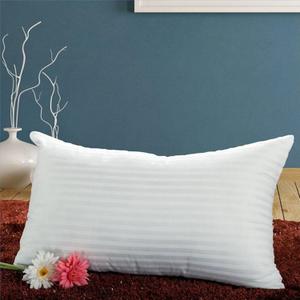 15.7x26.7in Pillow Bed Pillow, Soft Cotton & High Resilience Pillow, Neck Support Decorative Home Outdoor Pillow, for Home Hotel (White)