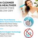 Mini Hair Dryer with Diffuser for Curly Hair | Ultra-Fast Drying & Quiet | Professional Blow Dryer with 20x Faster Brushless Motor | Small Hair Dryer BLDC Motor by SKYPRO