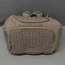 mommore Diaper Bag Small Diaper Backpack Stylish Baby Backpacks Travel Mini Maternity Bags with Insulated Pockets, Changing Pad, Stroller Straps (Brown Taupe)