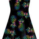 Coloranimal Women's Summer Sleeveless Casual Swing Dresses with Loose Fit Beach Sundress XL