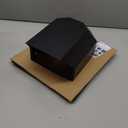 Hon&Guan 6 Inch Roof Vent CapUpgraded Airflow Roof Vents for Houses Watertight Galvanized Steel Roof Exhaust Vent for Ventilation System-with Damper