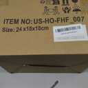 Hollyone Hydrangea Artificial Flowers with Glass Vase White Silk Faux Flowers Arrangements with Faux Water Fake Floral Bulk Bouquet for Home Decor Table Centerpiece Decorations