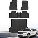 Floor mats for 2019-2025 Infiniti QX50 & 2022-2025 QX55, Custom Fit All Weather TPE Floor Liners for QX50 QX55 Anti-Slip & Durable Full Mats Set Liners for Infiniti Accessories