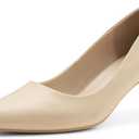 ZURIN Women's Pointed Toe Comfortable Stiletto Heels Closed Toe Dress Pumps Shoes for Wedding Work Office Business, Size 7.5