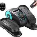 MERACH Under Desk Elliptical Machine, Ellipse Leg Exerciser as Seen on TV for Seniors with Remote Control & 12-Speeds, Quiet Portable Electric Seated Pedal Exerciser Machine for Home Office