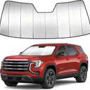 Windshield Sun Shade Custom Fit for GMC Terrain 2018-2025, Accordion Folding Thick Window Sunshade Block Heat 99% UV Rays Sun Visor Keep Cooler Car Accessories