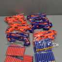 POKONBOY 6 Pack Blaster Toys Guns for Boys Fit for Nerf Bullets, Toy Guns with 120 PCS Refill Foam Darts for Boys Girls Birthday Gifts Party Favors Hand Gun Toys for 6+ Year Old Kids