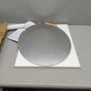 16 x 20 Glass Oval Bathroom Mirror for Over Sink, Frameless Small Oval Wall Mirror for Bathroom, Vanity, Bedroom, Living Room, Entryway, Home Wall Decor, 2-Sided Adhesive Tapes Include