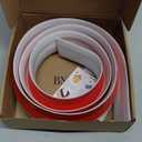 BNELL Carpet & Floor Edging Trim Strip,Self Adhesive-PVC Floor Transition Strip,Threshold Transitions Suitable for Threshold Height Less Than 15mm (6.56FT_White)