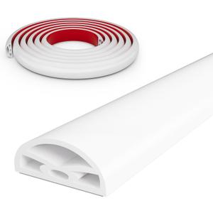 78 White Shower Threshold Water Dam Stopper for Dry and Wet Separation,Self Adhesive Collapsible Walk in Shower Splash Guard Seal Strip,Silicone Sink Edge Water Barrier for Bathroom and Kitchen