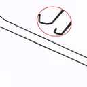 LH&RH Trunk Rear Lid Torsion Spring Fit for H-onda Accord 2008-2012 Replace 74872TA0A00 74872TA0G00