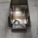 Tripamin 15 XL Stainless Steel Cat Litter Box Enclosure, XXL Stainless Steel High Sides with Lid, Extra Large Metal Cat Litter Box (Transluce, 1-pc XX-Large)