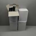 Comfy Package [500 Count] 7.75"High Black Straws, Disposable Plastic Drinking Straws - Black, Pack of 4