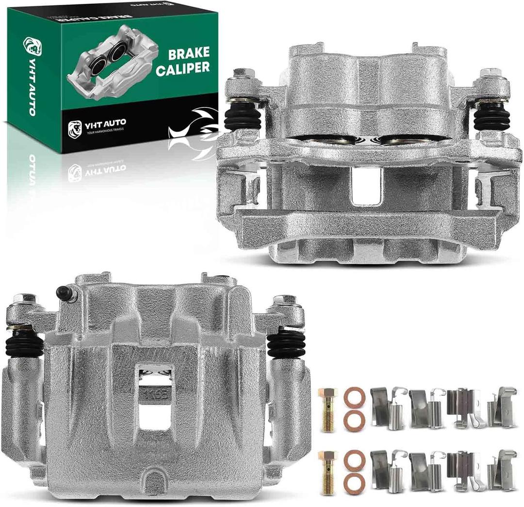 Set of 2 Front Driver and Passenger Side Brake Caliper Assembly for 1999-2004 Jeep Grand Cherokee