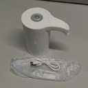 Electric Water Bottle Pump, Water Bottle Dispenser,USB Charging Drinking Water Dispenser, Universal Water Pump for 5 Gallon Water Jugs Bottles, Portable Water Dispenser for Home Camping (White-01)