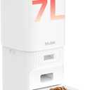 Automatic Cat Feeders, 7L/29 Cups Automatic Dog Feeder with Desiccant Bag, 1-6 Meals Ideal for 2-15mm Dry Food, Suitble for Multiple Pets, Dual Power Supply, Detachable Washable, White