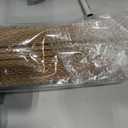 LazBlinds No Drill Bamboo Roman Shades, 31" W x 48" H, Star-Brown