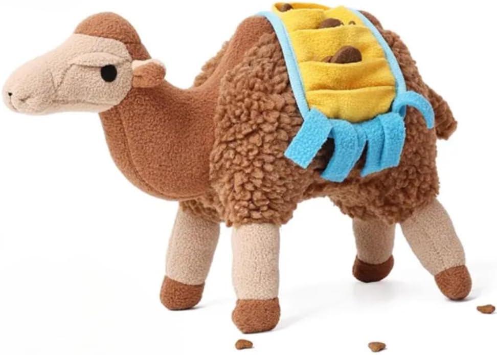 Camel CuddleSnuffle Plush Toy | Interactive Treat Hider for Dogs