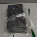 Cuboid Pine Wooden Square Holes Risers, Black Heavy Duty Wood Riser Extender Fit Inner Hole 1.97" Increase Height 3.94" for Furniture Table Bed Couch Sofa Desk Legs 4Pcs