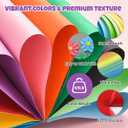 100 Sheets 8.5 x 11 Colored Cardstock,Assorted Colored Cardstock 50 Colors 180GSM/65LB Multicolor Construction Paper for DIY Crafts, School Supplies,Party Decorations (Mix color 100Pcs)