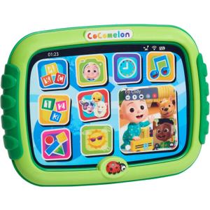 Just Play CoComelon Learning Tablet, 60+ Learning Phrases, Sing-Along to The The Alphabet Song, Kids Toys for Ages 18 Month (Small)