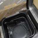 Chefman Fry Guy, The Most Compact & Convenient To Deep Fry Comfort Food, Restaurant-Style Basket With A 1.6-Quart Capacity, Easy-View Window & Adjustable Temp Control, Stainless - 1.5 Liter