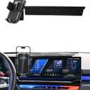 PZK Car Phone Mount for BMW X5 X6 2024 2025 2026 & BMW X7 2023-2026 Accessories Custom 14.9-inch Screen Auto Lock Car Phone Holder with Storage Box 360 Rotation Cradles Not Affect Air Vent