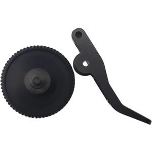 Extruder Gear Compatible with Extrusion Gear Ated Hardened Steel Compatible with Extrusion Head Gear(Black) (1 Set)