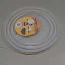 Kichwit Silicone Microwave Plate Cover Collapsible, Dishwasher Safe and BPA Free, 11", White