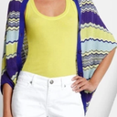 BCBGMAXAZRIA Zig Zag Sweater Shrug Size M/L