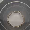 10 Inch 4 Pack Plant Pots, Plastic Flower Pot for Indoor & Outdoor with Drainage Holes & Saucer, Plaid Pattern Planters Garden Pots for Herbs (Copper)