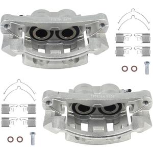 Autoround Front Brake Caliper fit for Ford Excursion 2000-2005/ Ford F-250 F-350 Super Duty 1999-2004, Both Driver Passenger Side, Replacement # 18B4791 18B4790