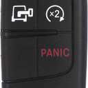 Smart Key Fob for RAM Promaster 1500 2500 3500 2022-2025, YIKEBALOG Keyless Entry Proximity Remote Control Key Fob Compatible with RAM Promaster 1500 2500 3500 2022-2025 M3N-40821302 7FF25LXHAB