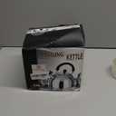 Stainless Steel Stovetop Whistling Tea Kettle 3 Liter (3-Quart) Classic Teapot with Ergonomic Handle, Works on Induction Cooktops-Blue 2409